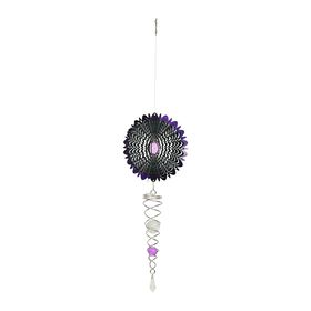 Sonnenfänger und Windrad, mehrfarbiger Kristall, 33cm, Mandala