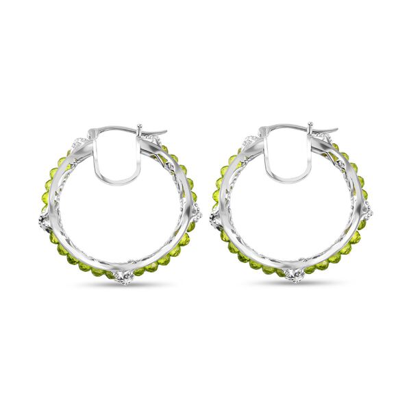 Peridot Creolen - 11,97 ct. image number 5