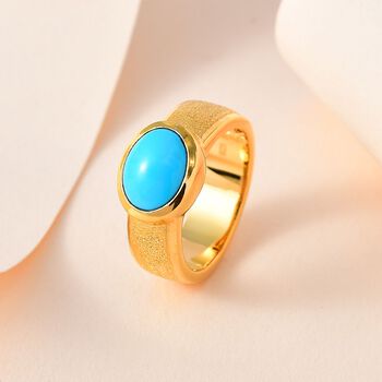 Amerikanischer nat&uuml;rlicher Sleeping Beauty T&uuml;rkis-Ring - 1,44 ct.