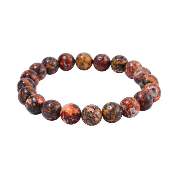 Leopard Jaspis Armband Flexibel cm  ca. 138,95 ct.