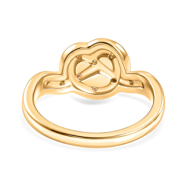 D'Joy Mehrfarbig Saphir Ring 925 Silber 750 Vergoldet (Gr&ouml;&szlig;e 17.00) ca. 0,11 ct image number 5