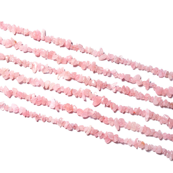 Rosenquarz endlose Halskette ca. 255 cm ca. 911,25 ct image number 2