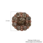 Natürliche Champagner-Diamant I2-I3 Ohrstecker in 375 Roségold image number 5