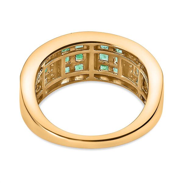 Kagem sambischer Smaragd und Zirkon-Ring - 1,71 ct. image number 6