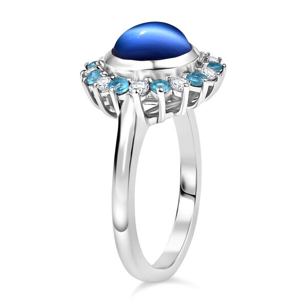 D'Joy Aurora Mondstein, Neon Apatit und Zirkon Ring - 2,99 ct. image number 4