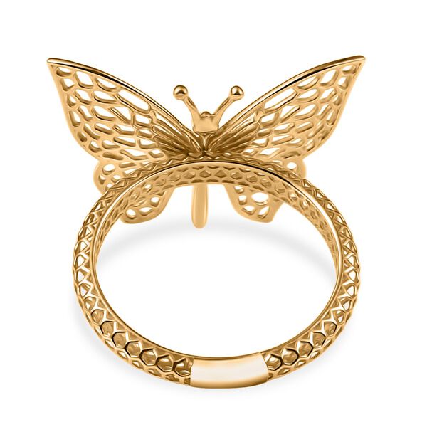 Schmetterlingsring in 317 Gold image number 5