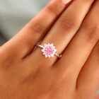 LUSTRO STELLA - Rosa Zirkonia Ring 925 Silber  ca. 1,90 ct image number 2