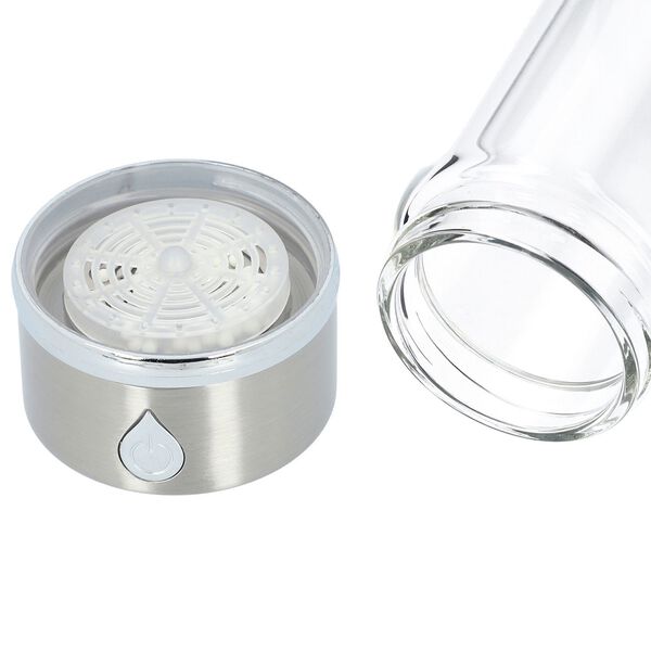 Hydrogener Wasserstoff Wassergenerator 380ml, 7x21cm, Silber image number 4