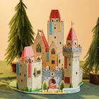 3D-Puzzle Schloss der Abenteuer  - Kreativer Bauspaß mit Ingenieursflair, inkl. aller Werkzeuge, 18x26x41cm