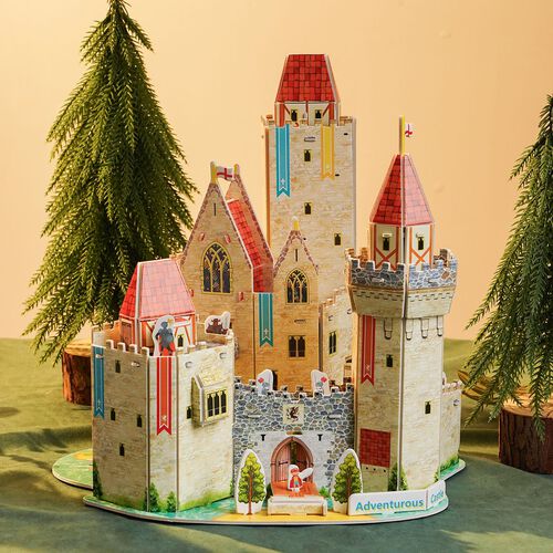 3D-Puzzle Schloss der Abenteuer, inkl. aller Werkzeuge, 27x27x12cm image number 0