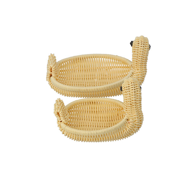 2er-Set Rattan-Korb, Ente image number 4