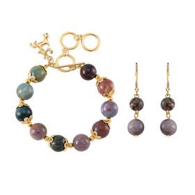 Indisches Achat-Schmuckset - 185 ct.