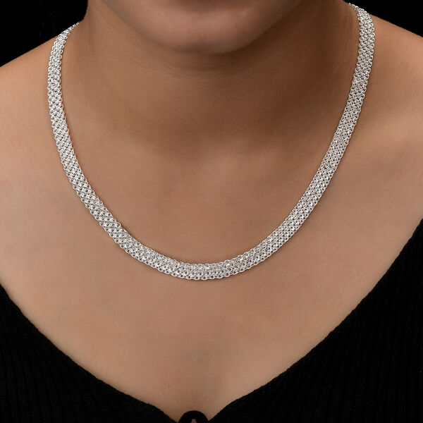 Garibaldikette, ca. 50 cm, 925 Silber, ca. 24,08g image number 3