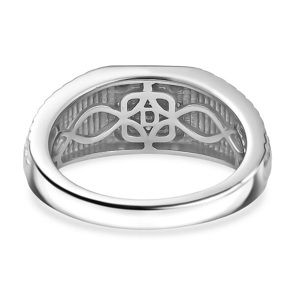 M&Uuml;NCHEN CLOSE OUT - D'Joy Wei&szlig;er Diamant Ring 925 Silber rhodiniert (Gr&ouml;&szlig;e 20.00) image number 5