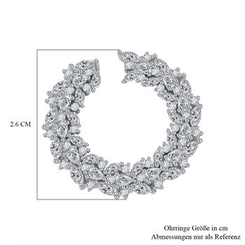 LUSTRO STELLA Zirkonia Ohrringe - 11,22 ct.
