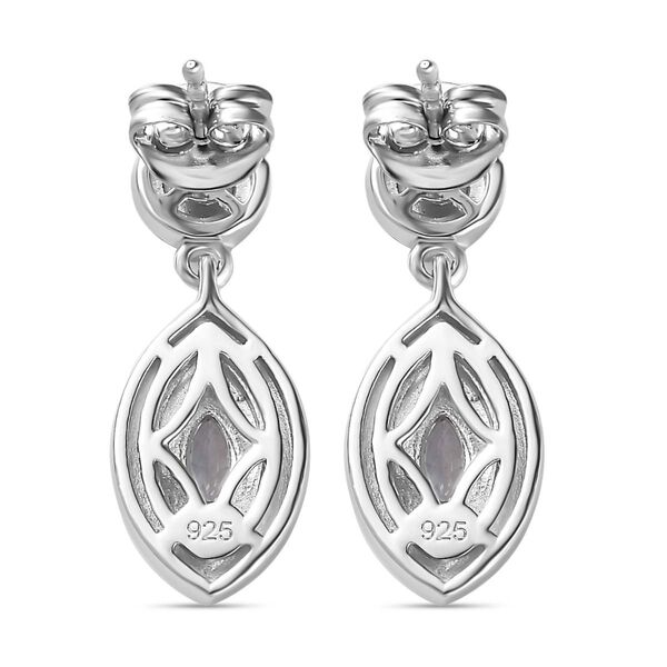 AA Espirito Santo Aquamarin, Blauer Diamant Ohrringe 925 Silber rhodiniert ca. 0.46 ct image number 5