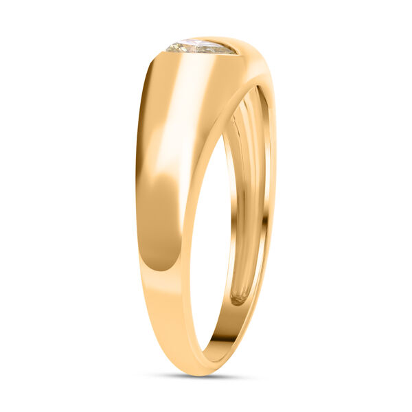 LUXORO natürlicher gelber I1 Diamant-Ring in 585 Gelbgold - 0,25 ct. image number 7