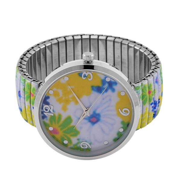 STRADA Armbanduhr - Blumen-Design, Japanisches Uhrwerk, Wasserresistent image number 4