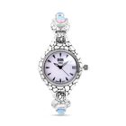 Royal Bali - Natürliches, äthiopisches Welo Opal Armband ca. 19 cm 925 Silber