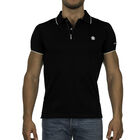 ROBERTO CAVALLI: Poloshirt aus 100% Baumwolle, Schwarz image number 0