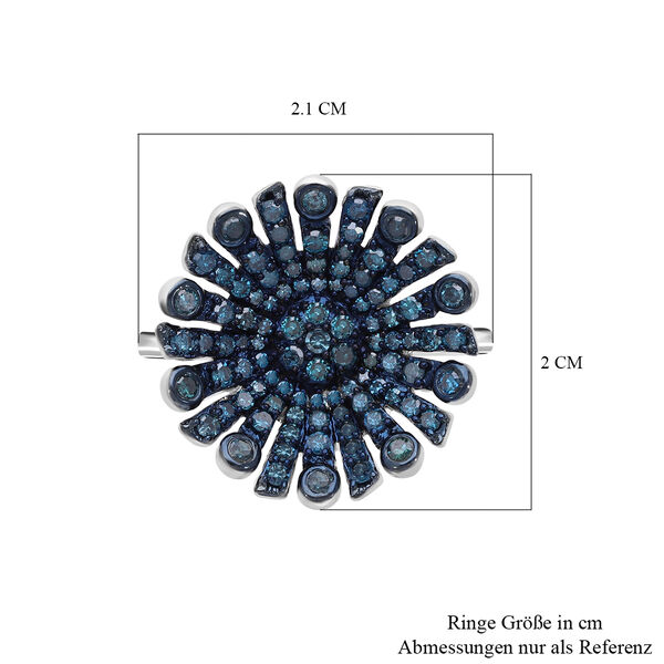 Blauer Diamant-Ring  -1 ct. image number 5