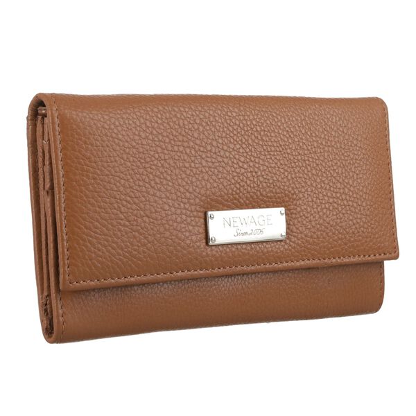 Echtleder Geldb&ouml;rse mit RFID Schutz, Dunkelbraun image number 4