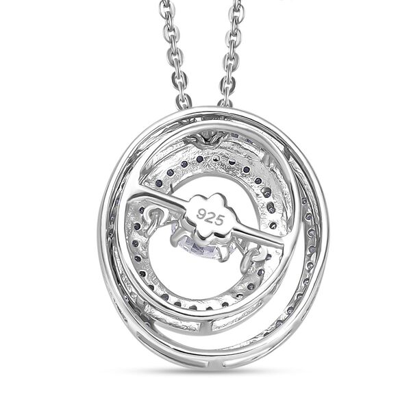 Moissanit Anh&auml;nger mit 50cm Kette - 0,97 ct. image number 5