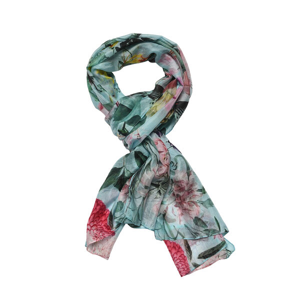 2er Set Luxus 100% Seidenschal und Lapislazuli Chakra-Armband image number 11