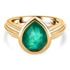Smaragd Triplett Quarz Ring - 3,74 ct. image number 0