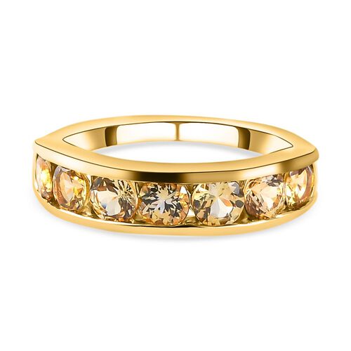 AA Natürlicher, goldener Tansanit-Ring- 2,12 ct. image number 0