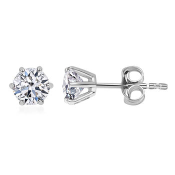 Lab-grown Diamant SI Ohrringe, 585 Gold ca. 1.00 ct