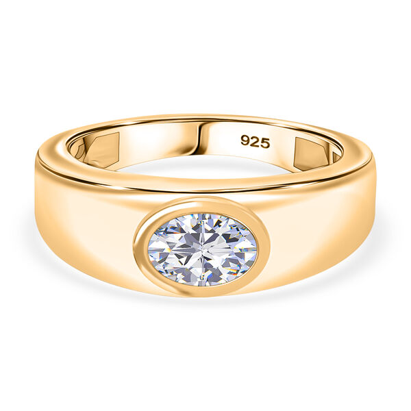 Moissanit Ring - 0,80 ct.