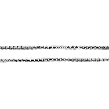 Italienische Veneziener Boxkette 925 Silber, ca. 45 cm ca. 3,77g