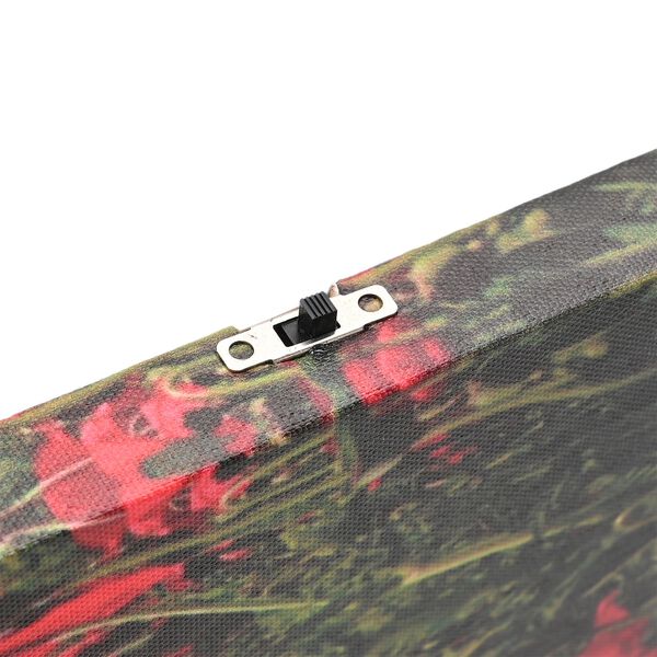 LED Leinwand Rahmen Digitaldruck Wandbild, Blumen, 30x40 cm image number 4