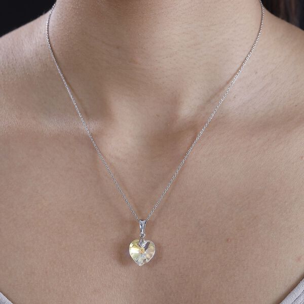 J Francis gefertigt mit SWAROVSKI- AB Swarovski Kristall Herz Anhänger image number 4