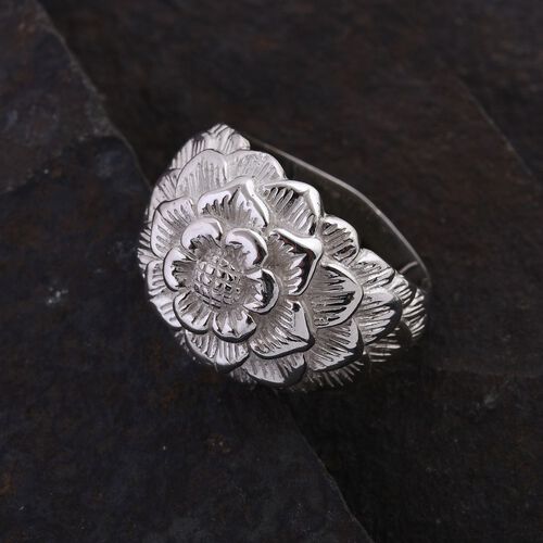 Royal Bali Kollektion- Floraler Cocktail-Ring image number 1