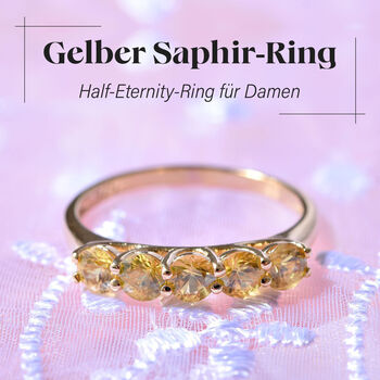 AA gelber Saphir-Ring - 1,75 ct.