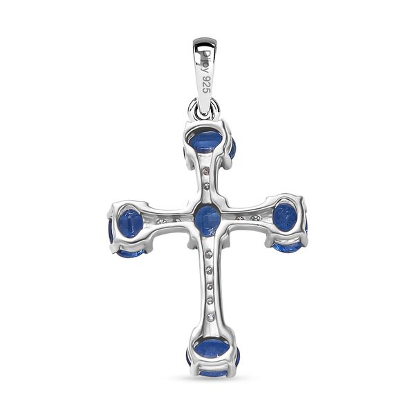 D'Joy AA Nat&uuml;rlicher Kaschmir Kyanit und Moissanit Anh&auml;nger - 1,31 ct. image number 5