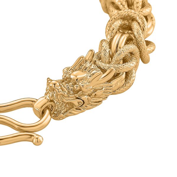 Nickelfreies Messing Armband ca. 19 cm ca. 36,60g, Goldfarben image number 4