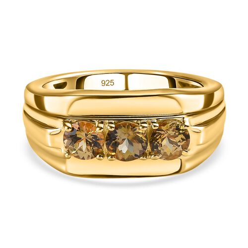 Natürlicher, goldener Tansanit-Ring - 1,16 ct. image number 0