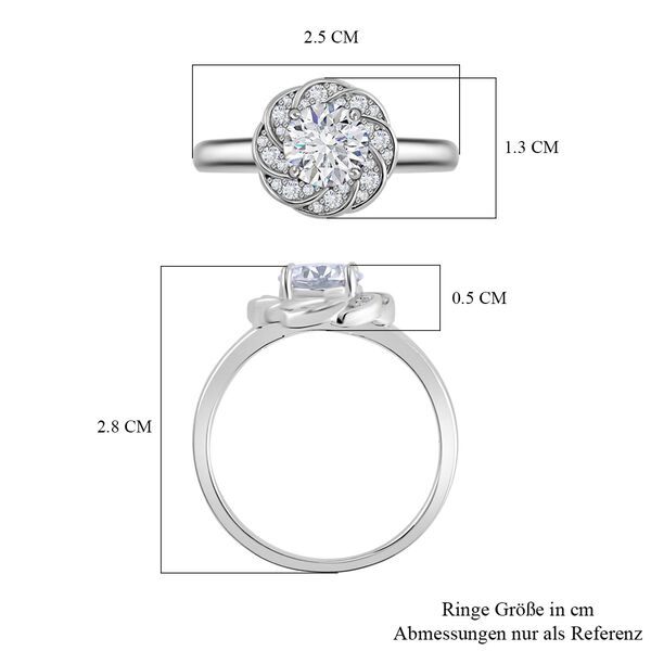 Moissanit Ring - 1,66 ct. image number 7