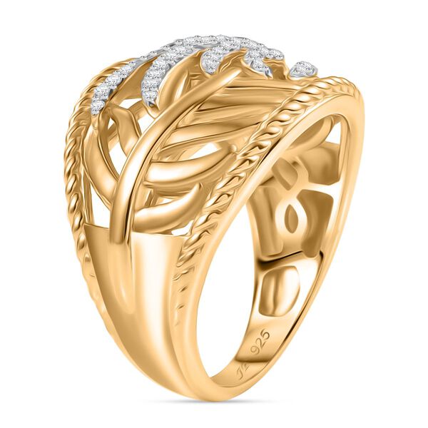 J Francis gefertigt mit SWAROVSKI- Zweifarbiger Swarovski Zirkonia-Ring image number 5