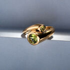 Natürlicher Peridot-Ring, 925 Silber vergoldet  ca. 1,51 ct image number 1
