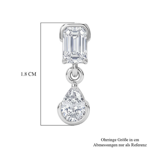 D'Joy Moissanit Ohrringe - 1,92 ct. image number 6