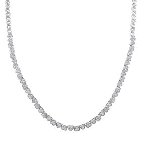 LUXURIANT DIAMOND - Lab Grown Diamant SI-GH SGL zertifiziert Halskette ca. 45 cm 925 Silber rhodiniert ca. 3,00 ct.