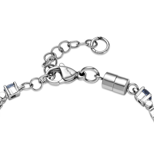 EVER TRUE Kyanit Armband ca. 15 cm + 4 cm Extender, 316L Edelstahl ca. 4,98 ct. image number 4