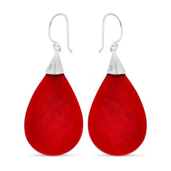 Royal Bali Kollektion - Rote Koralle-Ohrringe
