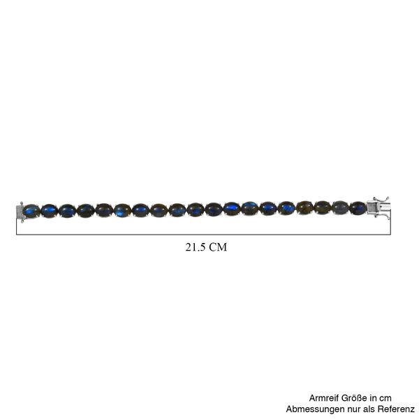 D'Joy AAA Labradorit Armband ca. 20 cm 925 Silber rhodiniert ca. 50.18 ct image number 5