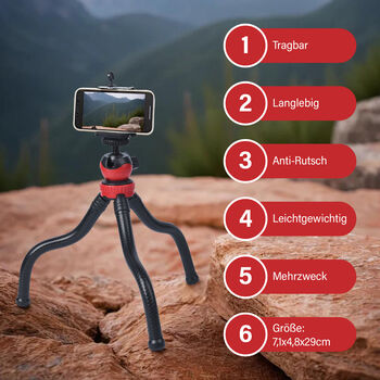 HOMESMART - Stativ, Gr&ouml;&szlig;e 7,1x4,8x29 cm