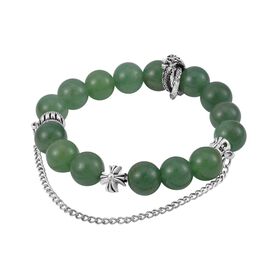 Grünes Aventurin flexibles Armband - 192,25 ct.